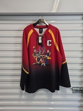 Disney Kingdom Hearts Hockey Jersey Large Unisex NWT